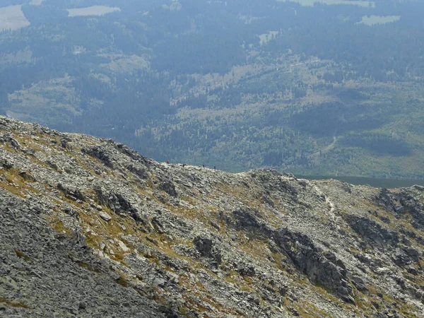 Wanderung Zum Krivan Gipfel Der Hohen Tatra Slowakei August 2022 — Stockfoto