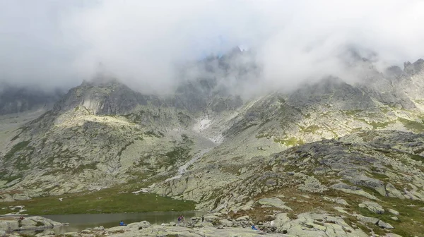 Wędrówki Teryho Chata Terry Cottage Przełęczy Sedielko Ice Pass Tatrach — Zdjęcie stockowe