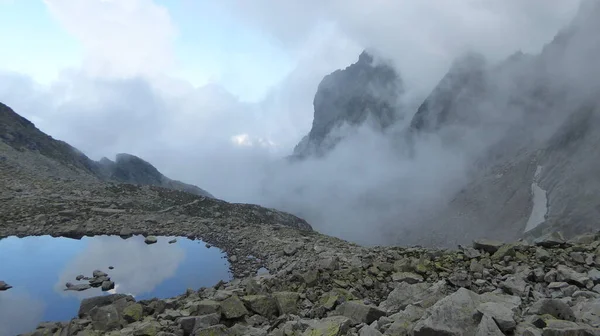 Turistika Teryho Chatu Horský Průsmyk Sedielko Vysokých Tatrách Slovensko Srpna — Stock fotografie