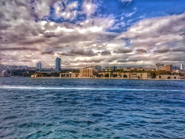 Dolmabahce Palace View Bosphorus — Stock Photo, Image