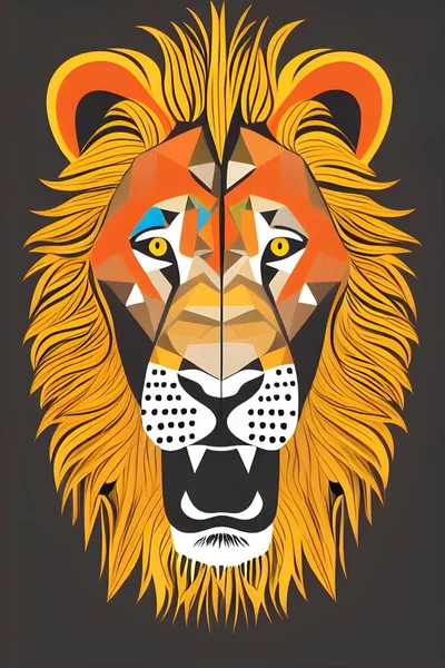 This premium high-quality lion illustration is a beautiful and elegant design for any product. This smooth and clean illustration is perfect for print on demand, T-shirt, backpacks, mugs and more.