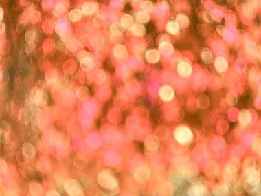 Oval şekilli Corail Bokeh arka planı, antika mercekle çekilen