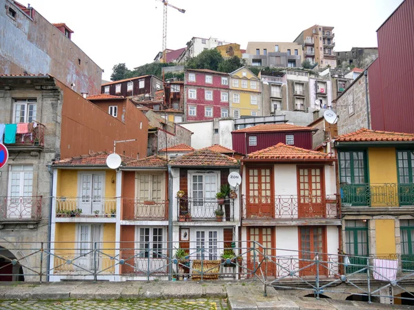 Architectuur Straten Van Porto Portugal Kleurrijke Steden Met Diverse Bezienswaardigheden — Stockfoto