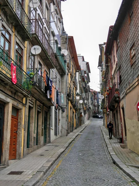 Architectuur Straten Van Porto Portugal Kleurrijke Steden Met Diverse Bezienswaardigheden — Stockfoto