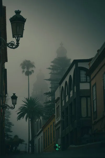 Niebla Ciudad — Fotografia de Stock