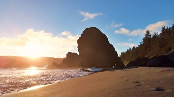 Epický Západ Slunce Oregonu — Stock fotografie
