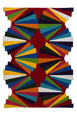 Çocuk odası halısı arkaplandan ayrılmış.