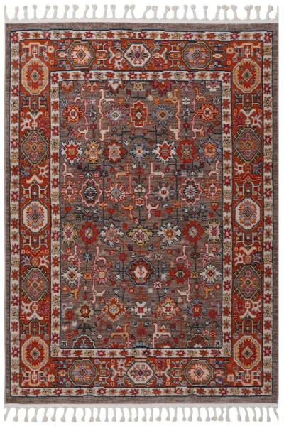 Handgewebter Afghanischer Teppich Vom Hintergrund Getrennt — Stockfoto
