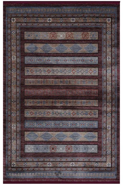 Handgewebter Afghanischer Teppich Vom Hintergrund Getrennt — Stockfoto
