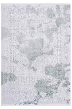 beyaz arkaplanda makine halısı