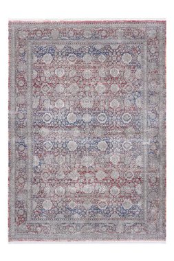 beyaz arkaplanda makine halısı