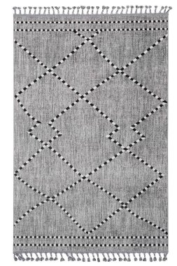 beyaz arkaplanda makine halısı