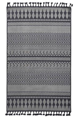 beyaz arkaplanda makine halısı