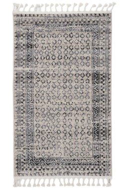 beyaz arkaplanda makine halısı