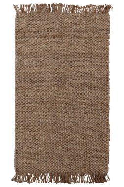 beyaz arkaplanda makine halısı