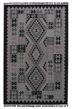 beyaz arkaplanda makine halısı