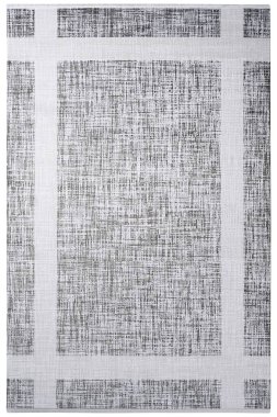 beyaz arkaplanda makine halısı