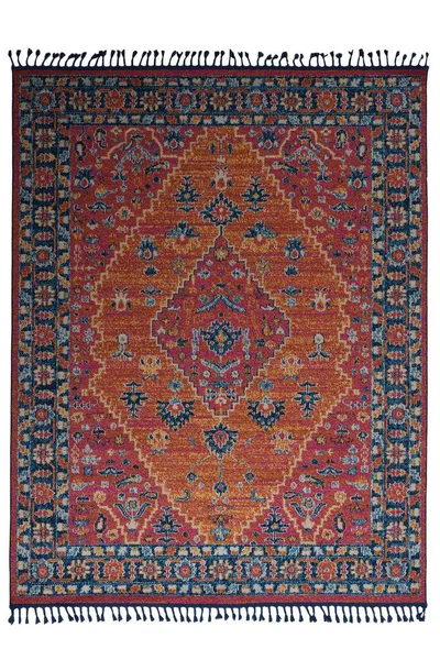 beyaz arkaplanda makine halısı