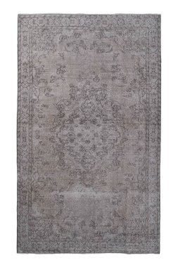 beyaz arkaplanda makine halısı