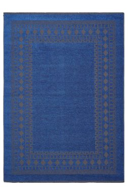 beyaz arkaplanda makine halısı