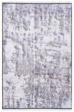 Beyaz zemin üzerinde klasik desenli makine koşucu halısı