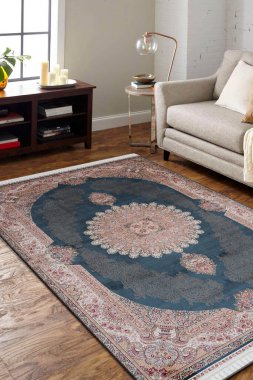 Model oluşturmak için halı kaplı oda resmi