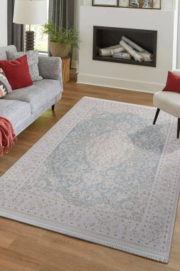 Model oluşturmak için halı kaplı oda resmi