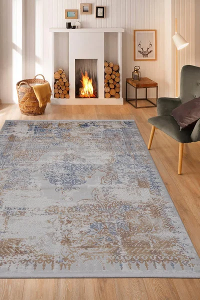 Model oluşturmak için halı kaplı oda resmi