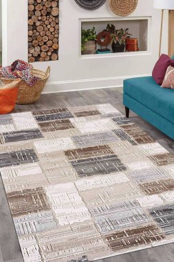 Sahnede konseptli halı maketi fotoğrafı