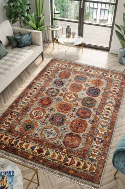 Sahnede konseptli halı maketi fotoğrafı