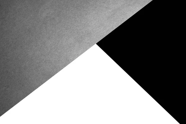 Koyu Aydınlık Beyaz Renkli Üçgen Kağıtların Tonları Gölgeleri Birbirleriyle Kesişen — Stok fotoğraf