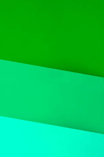 背景由深浅不同的蓝绿色构成 构成了一个三层有创意的封面设计 — 图库照片