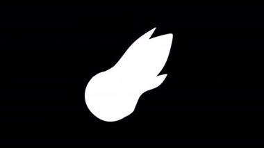 Uzay döngüsünde vektör düşen kuyruklu yıldız