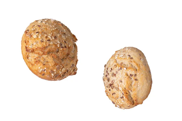 Cila ruloları, doğal, susam ve ayçekirdeği ile kaplı, tipik Avrupa kahvaltısı.