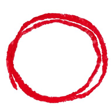 Beyaz arkaplanda izole edilmiş boya kalemi deseni lekesi