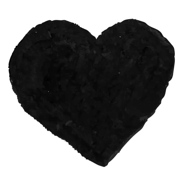 Kreda Ilustracja kształcie serca — Wektor stockowy