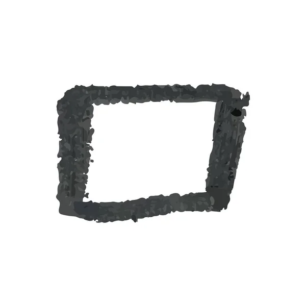 Crayon gribouiller tache texturée — Image vectorielle