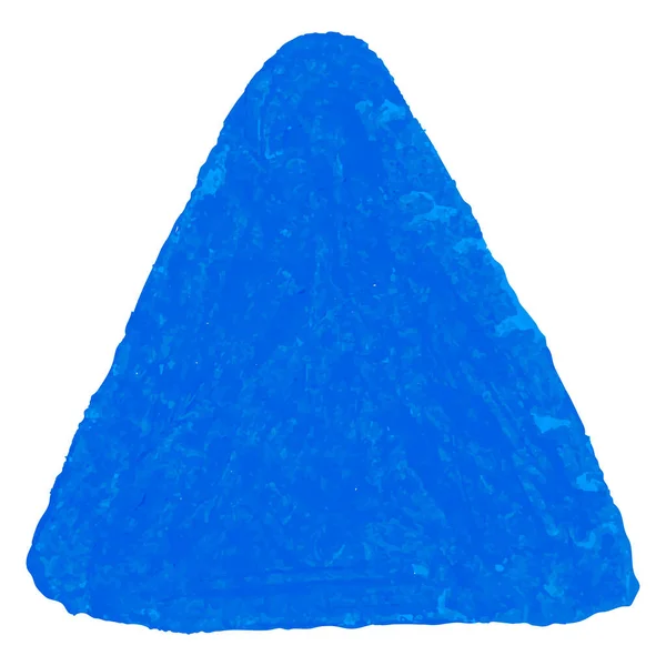 Boya kalemi desenli üçgen şekli — Stok Vektör