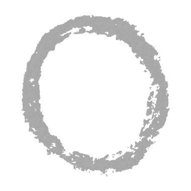 Beyaz arkaplanda izole edilmiş boya kalemi deseni lekesi