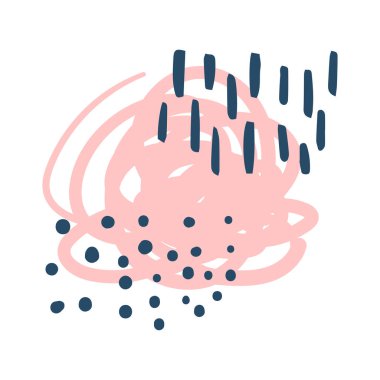 Doodle Soyut Çizimi