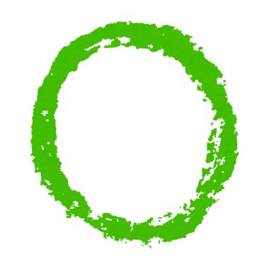 Beyaz arkaplanda izole edilmiş boya kalemi deseni lekesi