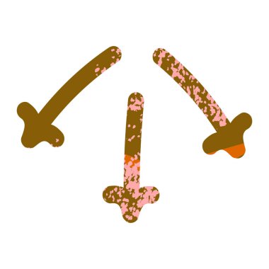 oklar illüstrasyon soyut