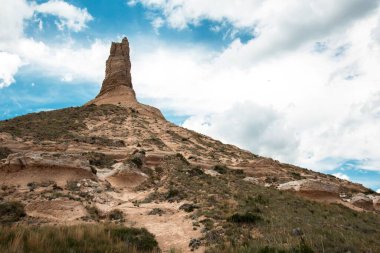 Batı Nebraska 'nın Panhandle' ında Tarihi Baca Kayası