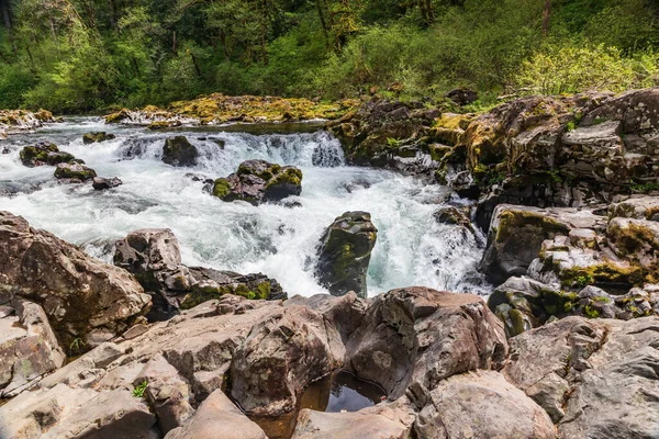 Moulton Falls Regional Park Yacolt Washington Usa Cascate Moulton Sul — Foto Stock