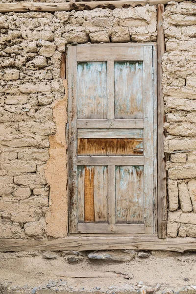 Margib Επαρχία Sughd Τατζικιστάν Ξύλινη Πόρτα Παραδοσιακό Σπίτι Από Τούβλα — Φωτογραφία Αρχείου