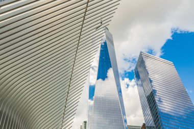 Manhattan, New York, New York, ABD. 3 Kasım 2021. Bir Dünya Ticaret Merkezi ve Oculus.