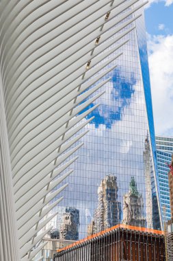 Manhattan, New York, New York, ABD. 3 Kasım 2021. One World Trade Center 'daki Oculus' un dış görünümü.