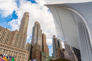 Manhattan, New York, New York, ABD. 3 Kasım 2021. One World Trade Center 'daki Oculus' un dış görünümü.