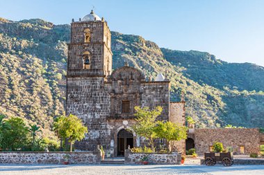 San Javier, Loreto, Baja California Sur, Meksika. San Javier 'deki San Francisco Misyonu.