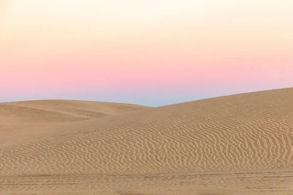 Guerro Negro Mulege Baja California Sur Mexiko Sanddyner Vid Solnedgången — Stockfoto